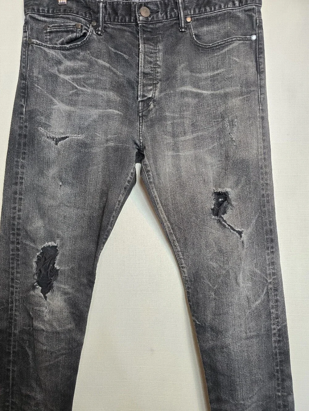 John Elliott The Cast 2 Distressed Slim Jeans Size 36 Made In Japan